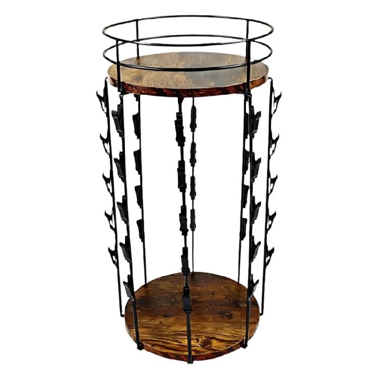 

Practical cycle Circling Food Tray Holder constructed From High Quality Metal For Daily Usage коричневый