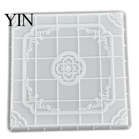 Plastic Flagstone Casting Mold Reusable Concrete Path Stepping Stone Mold, DIY Pavement Cement Mould, Decorative Maker for Patios Garden Patio Walkway