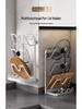 Wall-Mounted Punch-Free Kitchen Rack for Pot Lids and Chopping Boards