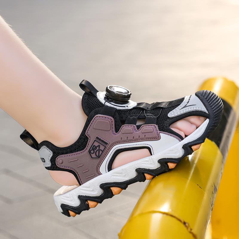 28-39 Kids' Beach Sandals Closed Toe Anti-collision Girls' Beach Sports Sandals for Boys