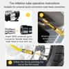 Tire Inflation Hose Universal Pump Extension Tube Heavy Duty Air Inflator Connector Flexible Tire Air Compressor Hose