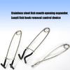 3 Stück Edelstahl Mundöffner Spreizer Salzwasser Angelwerkzeug Fischhakenentferner Extraktoren Fischmaul Kiefernsspreizer