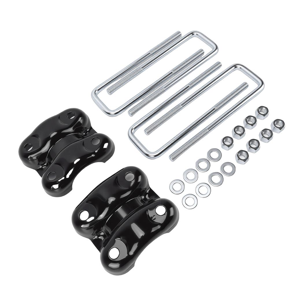 Rear Axle U Bolts and Plates Kit 15592585 15592586 Replacement for Blazer C1500 K1500 Silverado 1500 Tahoe
