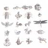 Nature-Inspired Hip Hop Animal & Insect Alloy Charm Pendant for DIY Necklaces & Bracelets