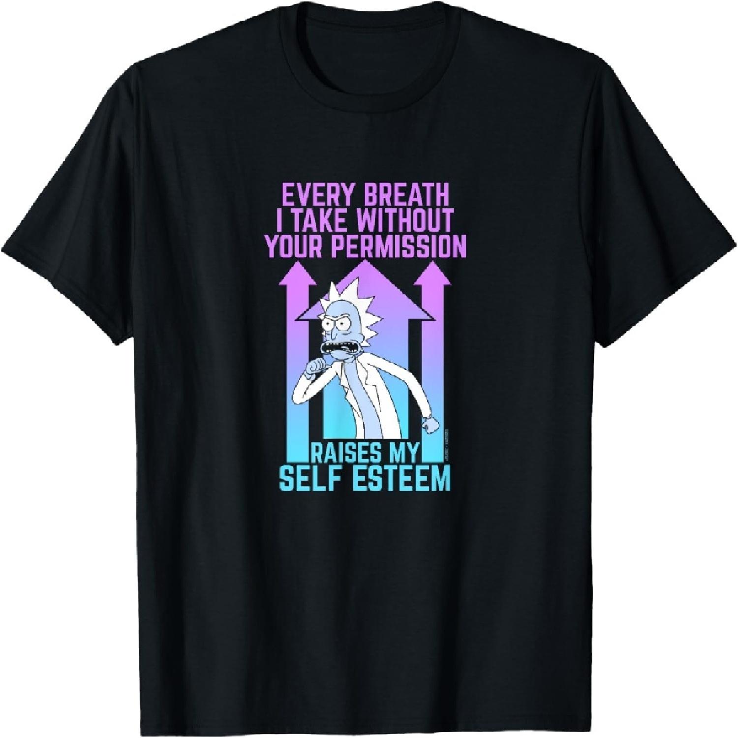 

Rick and Morty Raising Rick s Self-Esteem T-Shirt XXXXXL різнокольоровий