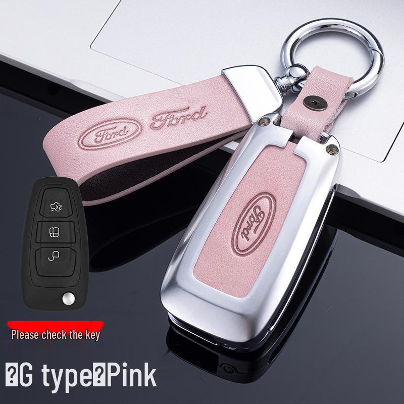 Ford Kuga 13-19 & Focus 17/18 Model Car Key Cover - 12 Metal Pack