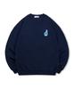 TOPBOY [Non-Fleece Or Fleece-Lined] Number One Printed Sweatshirt (C Type)