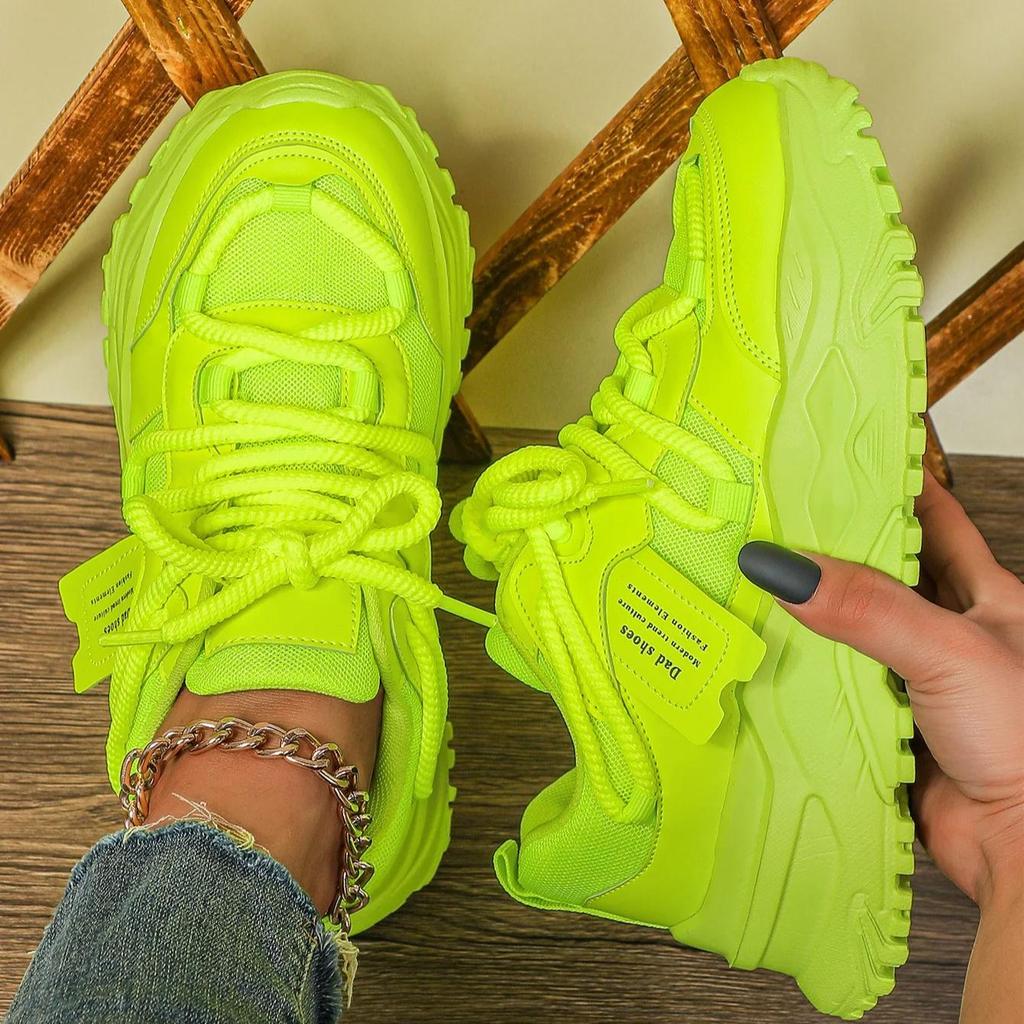 Platform Sneakers Fashion Chunky Shoes for Women Casual Sneakers Men Walking Running Shoes Height Increasing Leisure Versatile