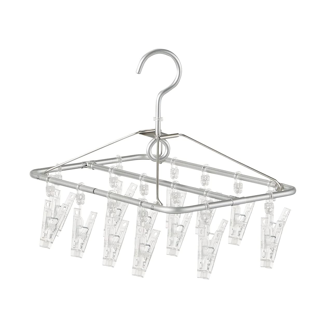 MUJI Aluminum Rectangular 20cm x 32cm 16 44314500 Hanger, (W) (D), clips,