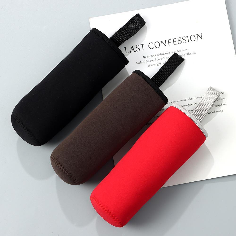 1 Stück Tragbare Neopren Thermobecher Wasserflasche Tasche Isolierhülle Beutel Glasflaschentaschen Sportzubehör