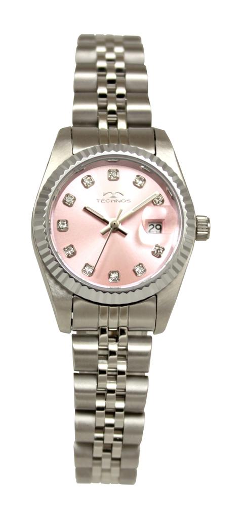 Date Watch T6929SP Silver [Technos] Women's