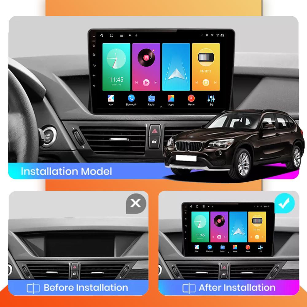 Car Radio Android Auto Carplay For BMW X1 E84 2009-2012 Multimedia Player Head Unit Stereo GPS Navigation BT WIFI 1+16GB