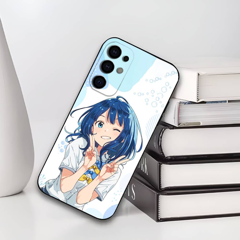 A-Anna Y-Yanami Soft Silicone Phone Case for Samsung S25/S24/S21/S22/S23/S30/Ultra/S20/Plus Black Cover Samsung S24ULTRA