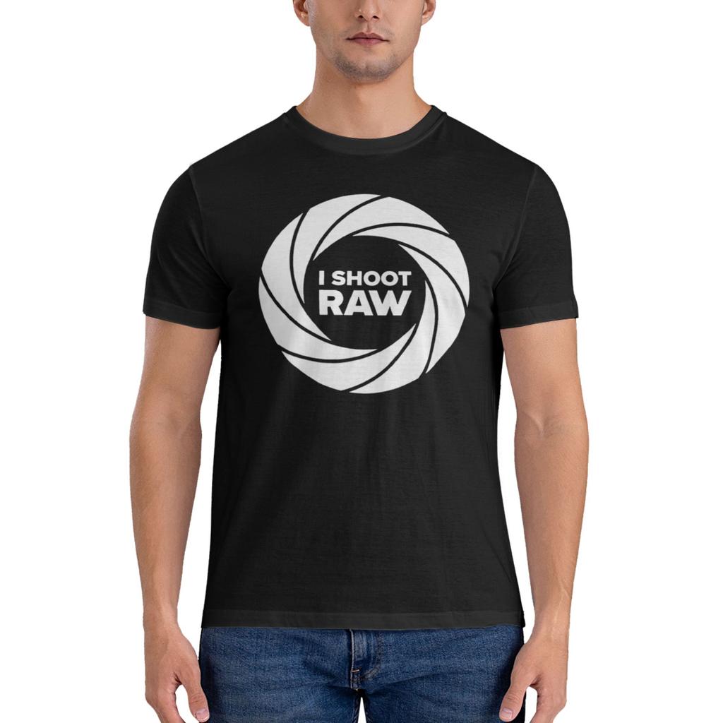 I Shoot Raw Tshirt For Unisex Cotton T Shirts Unisexs Short Sleeve Oneck Summer Clothes Tops S6xl