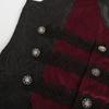 2024 Men's European & American Trendy Rock V-neck Single-breasted Waistcoat