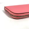 HERMES Zip Angor Wallet Coin Compartment Zip Around coin purse Leather pink