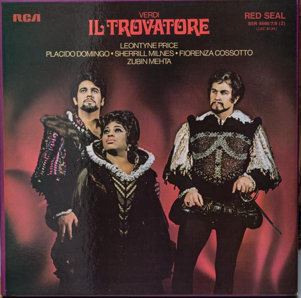 LP Record GIUSEPPE VERDI ' LEONTYNE PRICE ' P - Il Trovatore SER558678 RCA Red Seal 1972 UK Classical Used