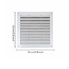 Louvered Vent Easy Installation Door Air Cabinet Ventilation Grille for DIY Enthusiasts,