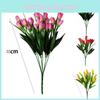 Luxurious 18 Heads Artificial Magnolia Bouquet For Elegant Home And Garden Decor