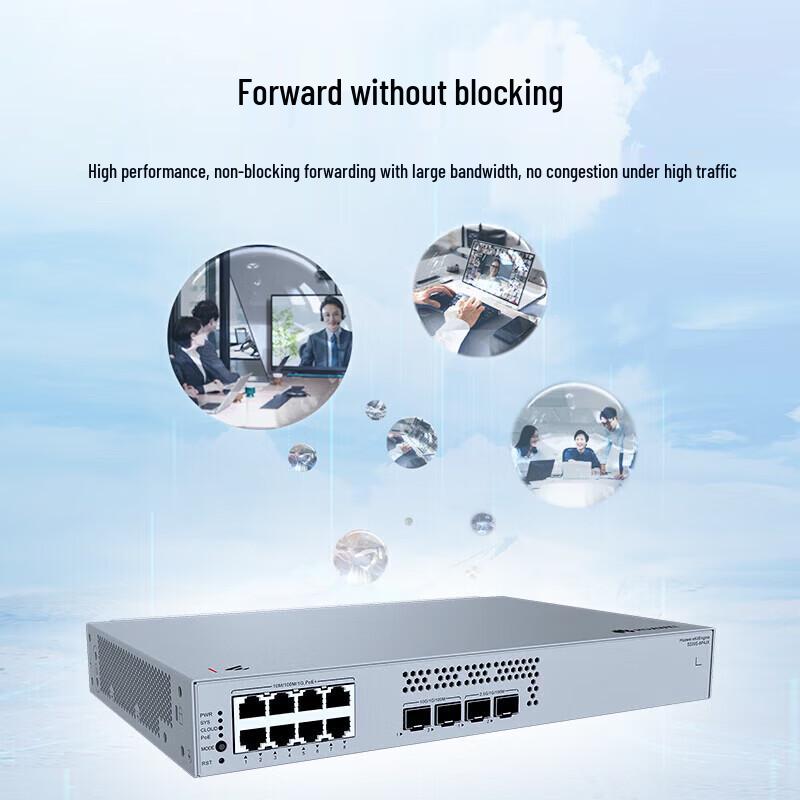 Huawei Kunling S220 Series Managed PoE Switch CN plug (adapter included)