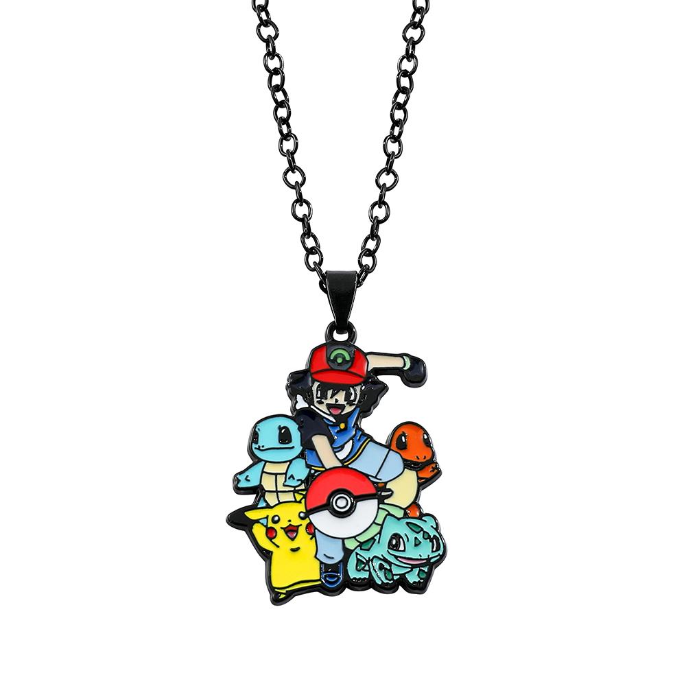 

Anime Pokemon Metal Toy Adorable Figure Pikachu Squirtle Psyduck Charmander Celebration Decoration Cosplay Present