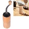 Manuelle Kaffeemühle Einstellbarer Mahlgrad Leise Tragbar Holz Handkurbel Kaffeemühle für Zuhause