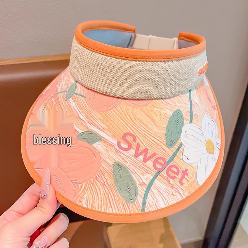 Kinder UV-Schutz Cartoon Sonnenblende Hut für Outdoor Sommer Spaß