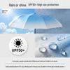 Compact Six-Fold Sun & Rain Umbrella with UV Protection for Women