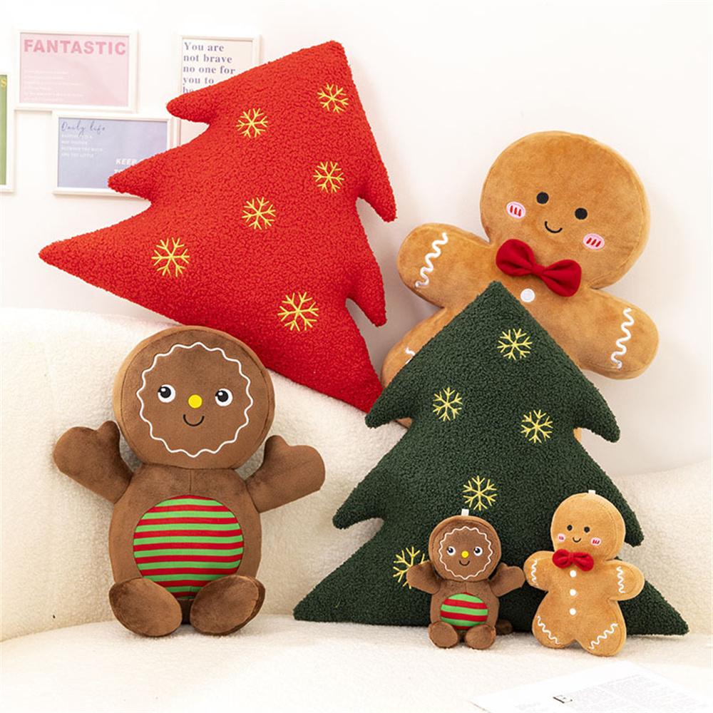 Kerst Peperkoekman 15cm Zacht Dier Geweldig Cadeau Pluche Poppetje Speelgoed