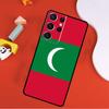 Maldives Flag Phone Case For Samsung Galaxy S25 Ultra S9 S10 S20 S21 FE S22 S23 S24 Plus S24 Ultra Cover