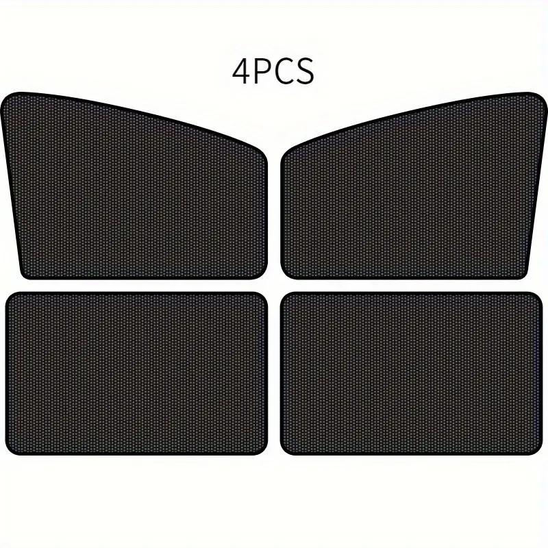 Car Sunshade Magnet, Non Automatic Retractable, Car Interior Sunshade Insulation Panel, Front Side Curtain, Sunshade Mesh