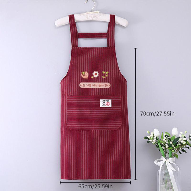 High-Density Waterproof & Oil-Proof Summer Kitchen Apron