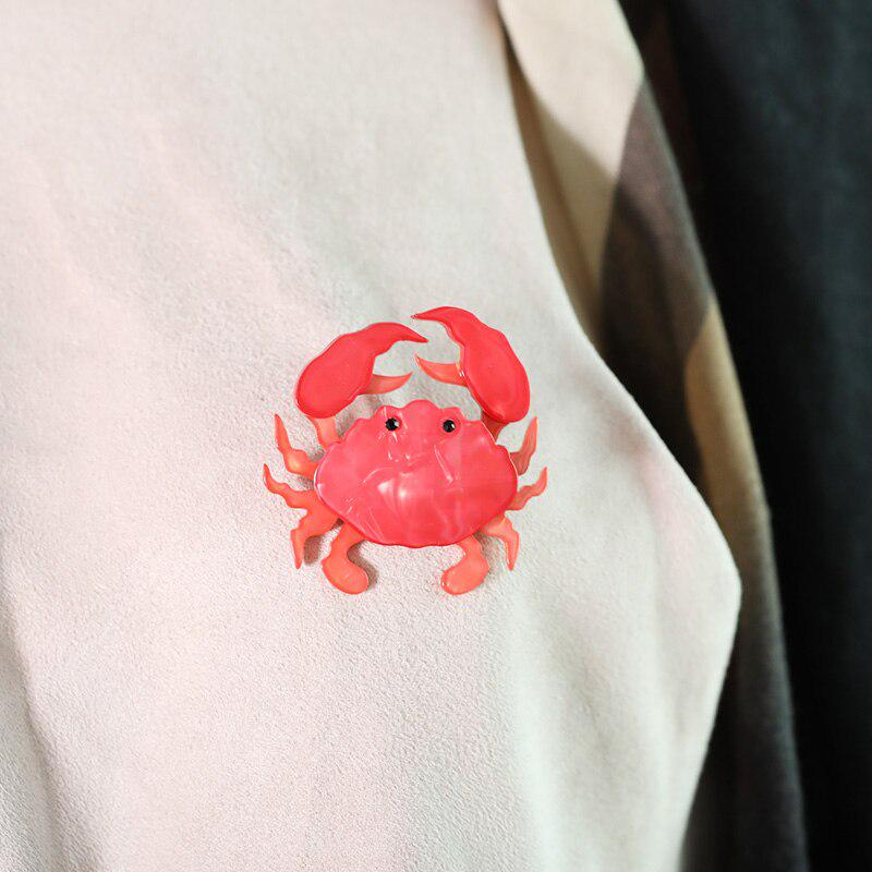 Blucome Acryl Schwarz Auge Rote Krabbe Broschen Pins Für Frauen Kinder Handgemachte Weihnachten Party Brosche Pins Zubehör