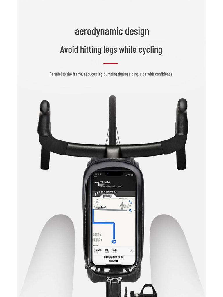Waterproof Bicycle Top Tube Bag - Mountain Bike Handlebar & Mobile Phone Bag, Saddle Bag, Cycling Gear