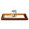 Antique Wooden Jewelry Display and Storage Tray for Rings, Necklaces, and Bracelets