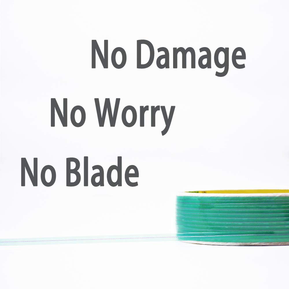 Mock ST Knifeless Tape Design Line Finish Line Vinyl Warp Cutting Tape (50M with Accessories)