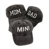 Vintage Parent-child Baseball Hats Washed Cotton Baseball Cap Fashion Outdoor Sunscreen Hats