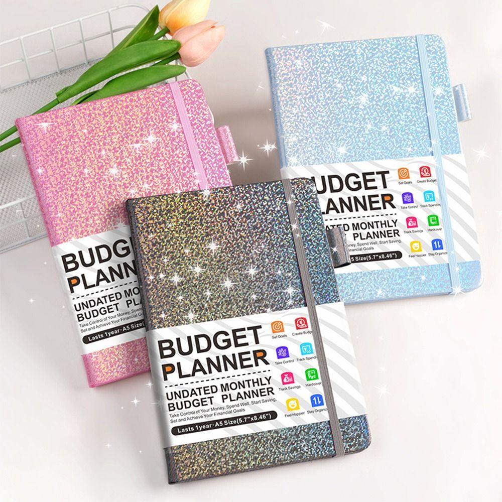 Undatiertes A5 Bargeld Budget Planer Buch Multifunktionaler Ausgaben Tracker Notizbuch Persönlich