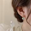 Sweet Luxury Iridescent Zirconia Star Stud Earrings - High-End Niche Design