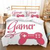 Copriletto Stampa a Tema Gamepad 3D Casa Biancheria da Letto Copripiumino Tessili Poliestere Confortevole Biancheria da Letto per la Casa