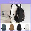 High School Girls' Backpack With Retro And Color Collision Elements Spacious And Trendy Available In Multiple Colors