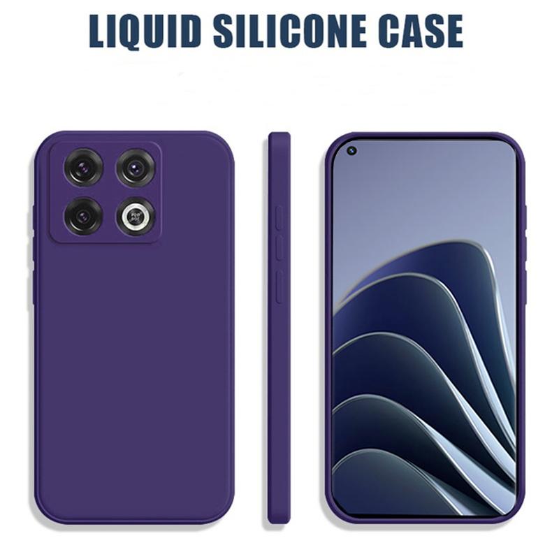 Luxury Square Liquid Silicone Phone Case For OnePlus 10 9 8 7 Pro 1+ 7T 8T 9R 9RT ACE Pro Soft Shockproof Bumper Back Cover Shell