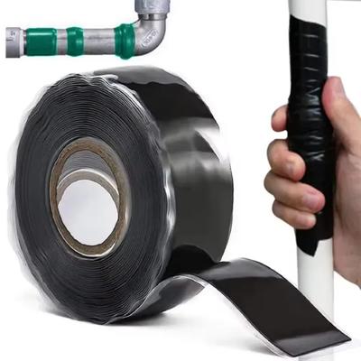 Hochelastisches Selbstverschweißendes Silikonband, Wasserdichte Leckreparatur, für Rohre, Duschen, Schläuche und Küchenwasserrohrisolierung