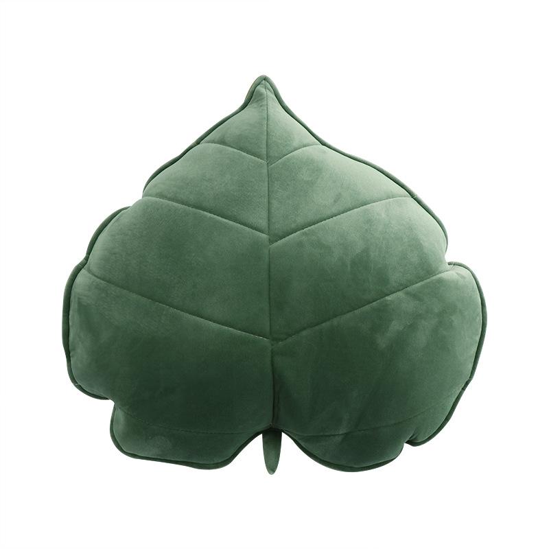 13/50cm Nordic Style 3D Leaves Pillow Soft Simulation Leaf Cushion Bedroom Back Cushion Child Bed Decor Anti-Collision Pillow