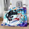 Cartoon Sword Art Online bedruckte Decken Picknickdecke Warme Flanelldecken Heim-Bettwäsche Decken für Betten Geburtstagsgeschenk