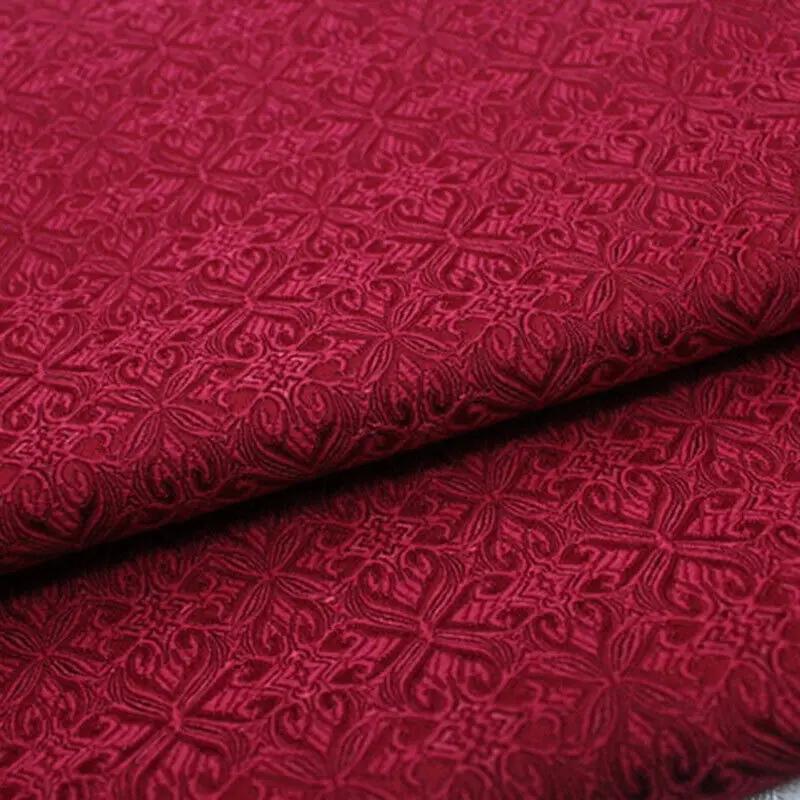 75x50cm Jacquard Brocade Fabric Chinese Dress Damask Costume Cloth Faux Silk Trim Cheongsam Children Clothes Material Diy New