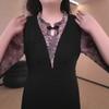Spring French Light Luxury Slimming Lace Chiffon Dress Plus Size Fashion for Women