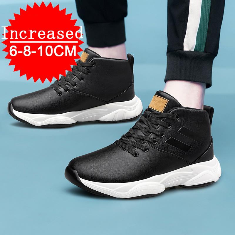 Модная мужская обувь из натуральной кожи с увеличением роста на 4/6/8 см — фото 3