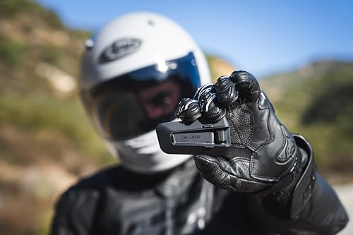 Cardo PACKTALK PRO Motorcycle Intercom for 1-15 People with Impact Detection and Auto On/Off Function (PTP00001)
