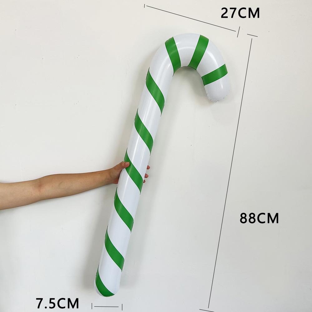 

Рождественская надувная рождественская конфета-трость 2025 Рождественские украшения Рождественские украшения для дома 2024 Рождество Навидад Натал 1PCS